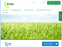 Tablet Screenshot of gwa-online.de